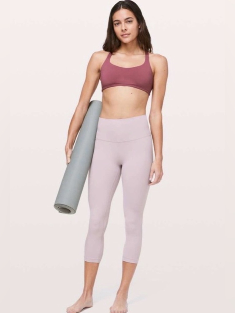 Lululemon Align Crop 🌸 *21" - Smoky Blush 💗